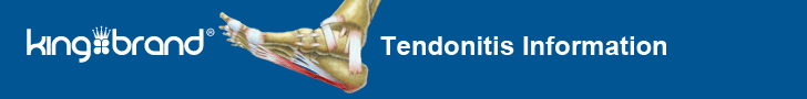 Advertisement - King Brand Foot Tendonitis Information